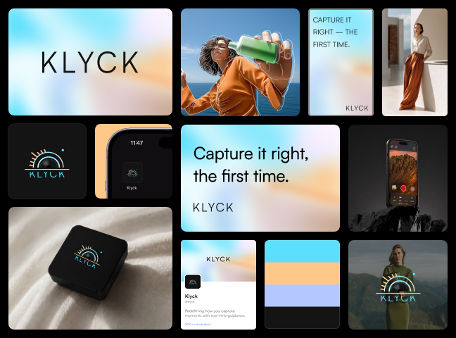 Klyck branding kit preview